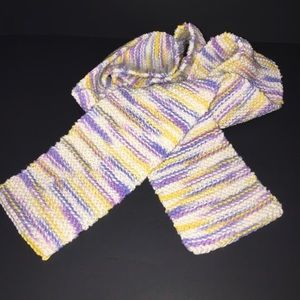 Handmade knit scarf